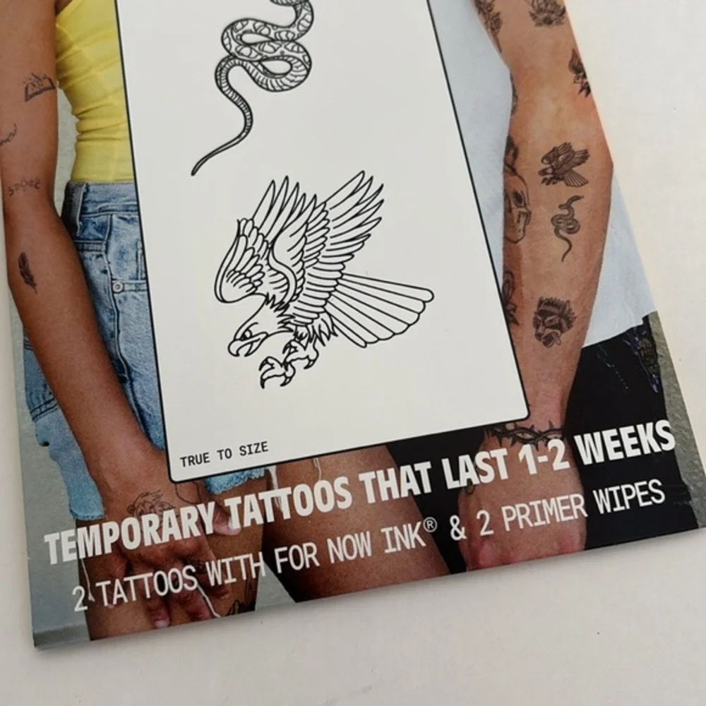 Inkbox Temporary Tattoos - Snake and Eagle Design.‎ Last 1-2 week  Halloween